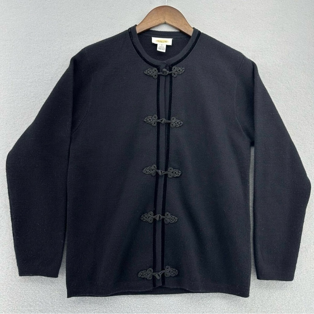 Talbots black cardigan sweater